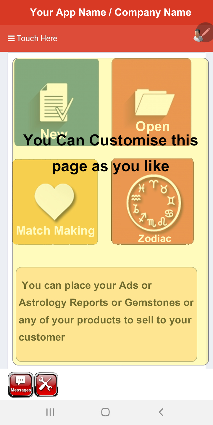 Horoscope Creation Page