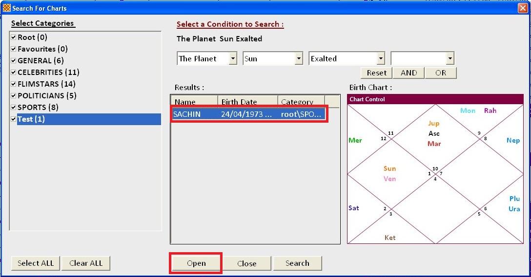 Chart Search