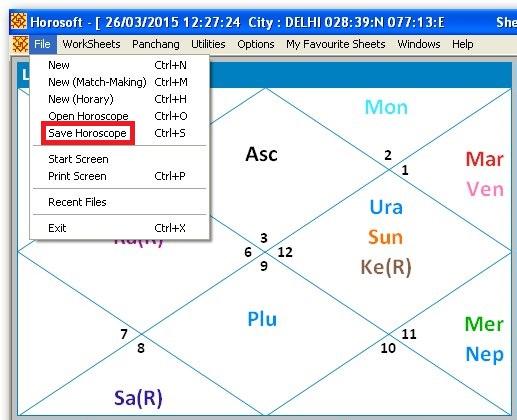 Save Horoscope